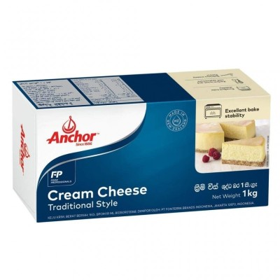 ANCHOR CREAM CHEESE 1KG X 12 PKT