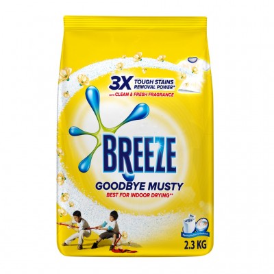 BREEZE GOODBYE MUSTY POWDER  2.1 kg 6 X 2.1KG