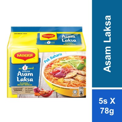 Maggi Asam Laksa 78g x 5's