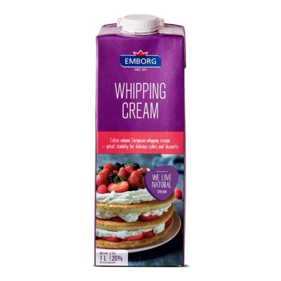 Emborg Whipping Cream 1L [KLANG VALLEY ONLY]