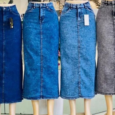 Wholesale Skirt - Denim Long Skirt 0400033