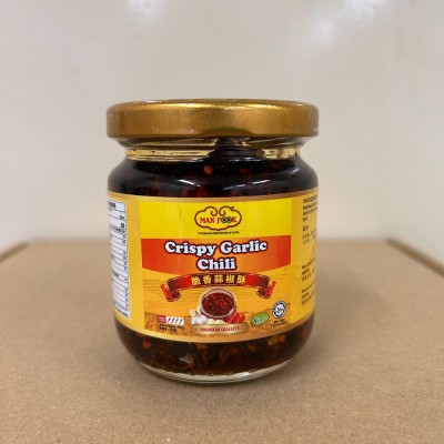 MAN FOOK Crispy Garlic chili  (170gm x 24jars)