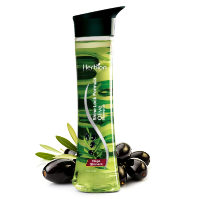 Herbion Naturals Shine Lock Formula Shampoo with Olive and Lemon Juice (250ml)