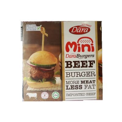 Dara Mini Beef Burger (8 Pieces Per Pack) (24 Packs PerCarton) (192 Units Per Carton)