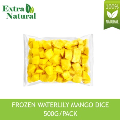 [Extra Natural] Frozen Waterlily Mango Dice 500g (20 unit in a carton)
