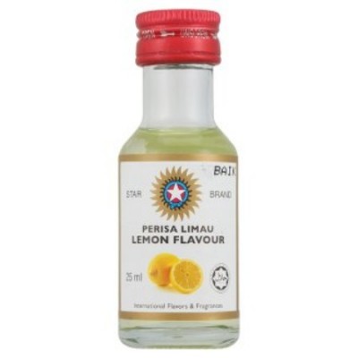 STAR BRAND Food Flavouring - Lemon 25ml [KLANG VALLEY ONLY]
