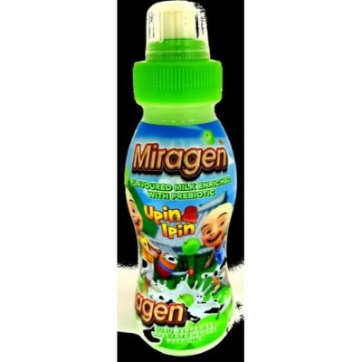 MIRAGEN UPIN IPIN MILK WITH PREBIOTIC-APPLE 24 x 250ml