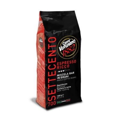 CAFFE VERGNANO Ricco 700 Coffee Beans 1kg (Unit) [KLANG VALLEY ONLY]