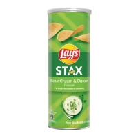 LAY'S MY STAX SOUR CREAM & ONION 135G x 24