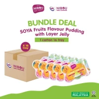 Nibou (NBI) Soya Fruits with Layer Jelly Assorted 2 (110gm x 6's x 16)