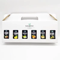 2 MINUTE COCKTAIL [PROMO: SYRUP SET OF 5 + FREE 1] 100ml Syrup Sample Set C (Lychee, Lemon, Wintermelon, Peach Orange, Mixed Fruit, Kiwi)