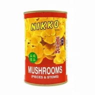 NIKKO MUSHROOM PIECE & STEM (SLICE) (1CTN X 24UNIT X 425G)