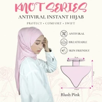 Knot Series Antiviral Instant Hijab - One Size