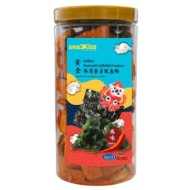 (12X155g)Golden Seaweed Cuttlefish Crackers (Spicy)(LL Bottle)