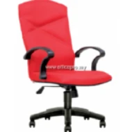 HIGHBACK FABRIC OFFICE CHAIR W O HEADREST