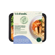 Teriyaki Salmon with Brown Rice, Kimchi and Edamame - REGULAR (345 G)