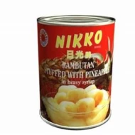 NIKKO PINEAPPLE & RAMBUTAN (1CTN X 12UNIT X 425G)