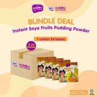 Nibou (NBI) DADIH Instant Soya Fruits Mango Pudding Powder (90gm X 24)