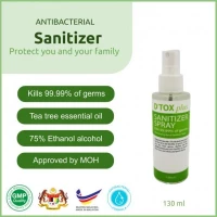 D'Tox plus hand sanitizer 130ml spray (70 Units Per Carton)