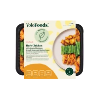 Herb Chicken with Roasted Potatoes, French Beans and Harissa Sauce - REGULAR (340 G)