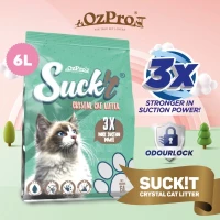Suck!t Crystal Cat Litter 6L