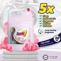 JASMIN 7 LIQUID DETERGENT 5IN1 10L - PINK SHINE 1X5