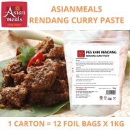 AsianMeals Rendang curry paste(1 carton 12 unit foil packs)
