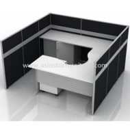 5 FEET U-SHAPE EXECUTIVE CUBICLE WORKSTATION Set