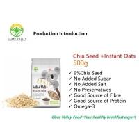 CLARE VALLEY Instant Oats+Chia Seeds 500G