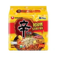 NONG SHIM Ramyun Stir Fry Cheese  136gm Pack (40 packs per carton) MADE IN KOREA