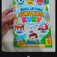 BUKU LATIHAN SUKU KATA KVKV KANAK-KANAK 5,6,7 TAHUN