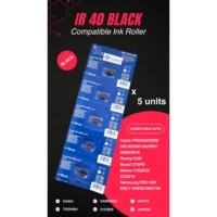 G&G IR40 BLACK INK ROLLER x 5 pcs