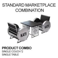 Industrial Style Bar Counter - Package A