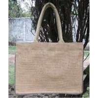 # AA 14 - TOSSA Fashion Jute Bag  Natural (25 Units Per Carton)