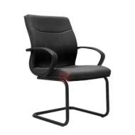 Visitor chair comes with armrest 884 Black