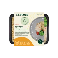 Health Kicked Chicken Rice with Lemongrass Chicken, Brown Rice, Choy Sum and Chili Sauce - REGULAR (340 G)