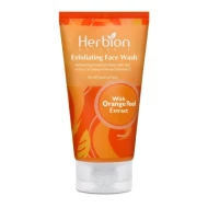Herbion Naturals 2 in 1 Face Wash & Exfoliator with Orange Peel Extracts & Vitamin E (100ml)