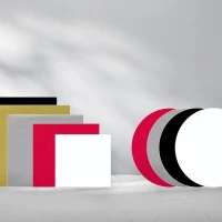 11" Square Red Cake Board [2.7MM thick]