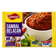 Samza's Sambal Belacan Shrimp Chilli Sambal 70g (1 Ctn x 24)