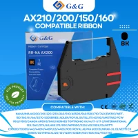 G&G AX200 210 150 BLACK RIBBON CARTRIDGE - 1 PCS