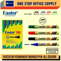 Faster 90 Permanent Marker - ( Green Colour )