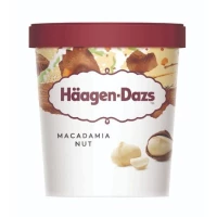 Haagen-Dazs Macadamia Nut Ice Cream 473ml Pint (8 pints per carton) Imported from France