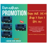 [ RMD PROMOTION ] RAYA GIFT - SET 03 [ SPOONS Black Coffee SugarFree ( BUY 3 FREE 1 ) ]