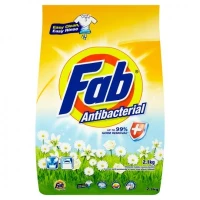 FAB DETERGENT POWDER ANTIBACTERIAL 1.9KG 5 X 1.9KG