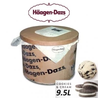 Haagen-Dazs Cookies & Cream Ice Cream 9.5L Tub (sold per tub) Imported from France