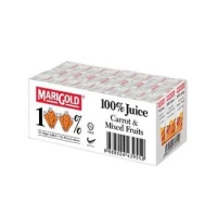 MARIGOLD 100% JUICE 200ML - CARROT & MIXED FRUITS (1CTN X 24UNIT X 200ML)