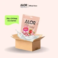 Alor Freeze Dried Yogurt Bites Strawberry (15g x 24 packs)