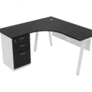 MILA EXECUTIVE L-SHAPE TABLE (OF-ML-LS15FP) - W1500 * D600 * L1500 * D600 * H750
