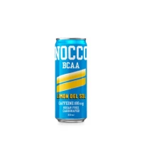 NOCCO Limon Del Sol (Caffeinated)  330ml x 24 cans (2 cartons per bundle)