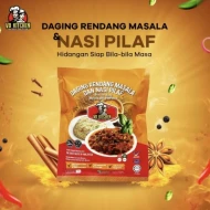 VD Kitchen Ready-To-Eat Daging Rendang Masala with Nasi Pilaf
